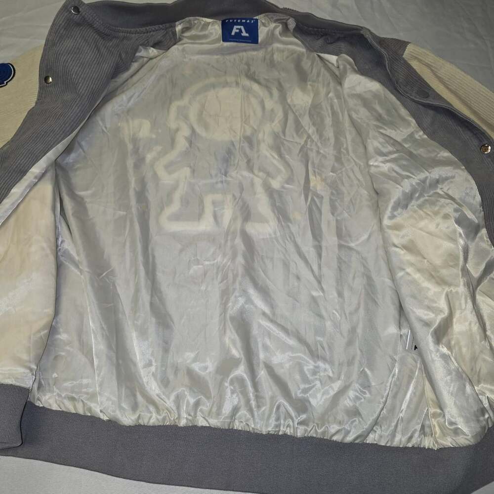 Futemai The Sea Of Stars Galaxy Astronaut Varsity Jacket Size L - Picture 12 of 12